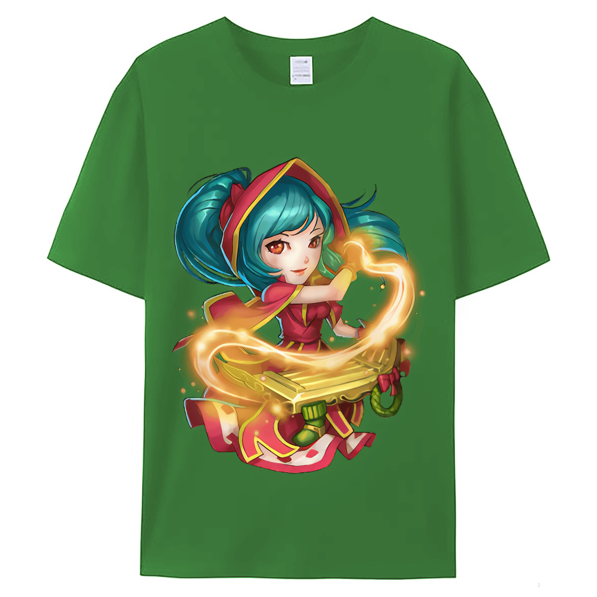 （画像用） リーグ・オブ・レジェンド League of Legends LOL レディースカジュアルプリントTシャツ（綿100％）